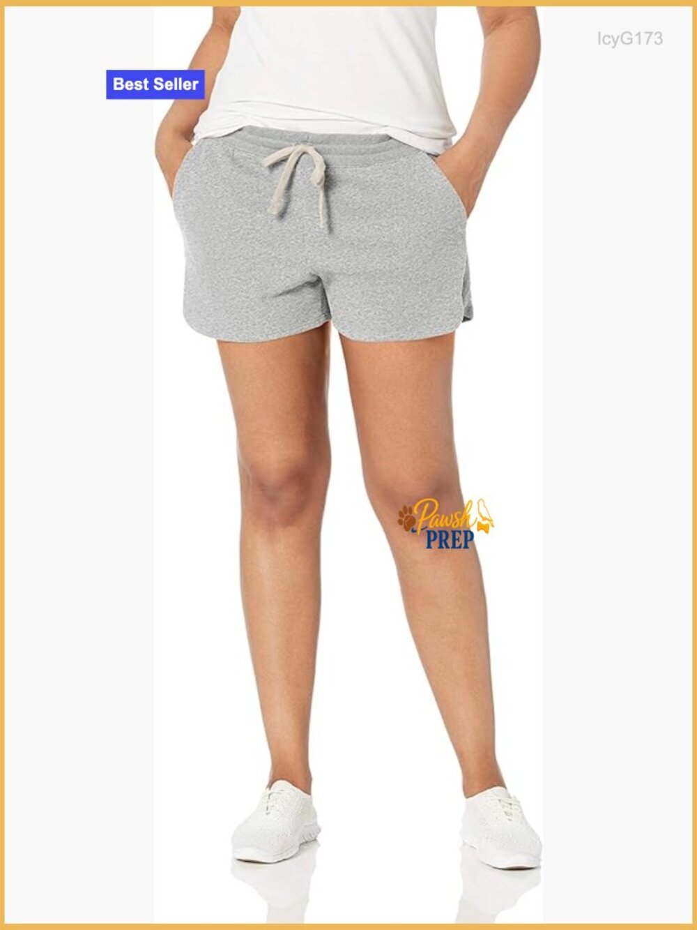 Women's Fleece Sweat Shorts Drawstring Mid Rise Casual Athletic